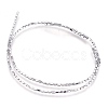 Electroplate Non-magnetic Synthetic Hematite Beads Strands G-I208-21-B-1