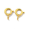 925 Sterling Silver Spring Ring Clasps STER-C005-06G-1