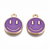 Alloy Enamel Charms X-ENAM-S121-165D-RS-2