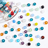 AHADERMAKER 20 Strand 20 Colors Glass Beads Strands GLAA-GA0001-65-4