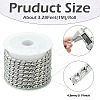 1M 304 Stainless Steel Link Chains CHS-CJ0001-43-2