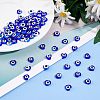 SUPERFINDINGS 2 Strands Handmade Evil Eye Lampwork Beads Strands LAMP-FH0001-08B-5