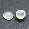 Natural White Agate Cabochons G-P393-R07-8MM-2