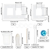 Rectangle Socket Panel Silicone Mould DIY-OC0003-66-3
