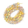 Synthetic Moonstone Beads Strands G-E573-01A-18-3