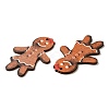 Single Face Printed Wood Big Pendants WOOD-D025-04-3