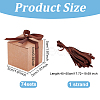 Square Folding Cardboard Paper Candy Gift Box LS-CON-WH0094-14A-2