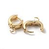 201 Stainless Steel Huggie Hoop Earrings Findings STAS-A167-01R-G-2