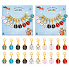 Ladybird Stitch Markers HJEW-AB00187-1