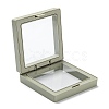 Square Transparent PE Thin Film Suspension Jewelry Display Box CON-D009-01B-02-3