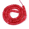 Dyed Natural White Jade Beads Strands X-G-T139-59A-05-2