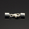 Rhodium Plated 925 Sterling Silver Lobster Claw Clasps STER-L018A-06-1