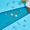 16Pcs 8 Style Alloy Clip-on Earring Findings FIND-UN0002-95-2