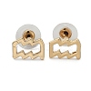 12 Constellation/Zodiac Sign Alloy Stud Earrings EJEW-B025-01G-J-1