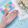 10 Sets 10 Colors Imitation Cat Eye Glass Seed Beads GLAA-WR0001-10-3