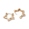 Brass Micro Pave Colorful Cubic Zirconia Hoop Earrings EJEW-M238-67KCG-2