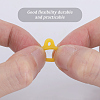 60Pcs 2 Style Silicone Pendant SIL-GF0001-42A-6