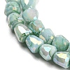 Electroplate Glass Beads Strand GLAA-G088-03-01B-4