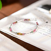 Natural Multicolor Tourmaline Beaded Bracelets KA3160-2