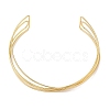 Rack Plating Brass Open Cuff Choker Necklaces BJEW-Q350-03G-1