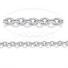 Tarnish Resistant 304 Stainless Steel Cable Chains CHS-H007-03P-1