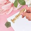 Brass Clay Seal Stamp Set DIY-WH0576-003-4