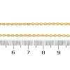 Brass Cable Chain Necklaces NJEW-D302-82G-5