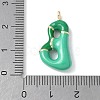 Brass Enamel Pendants KK-E093-03G-B-01-3