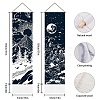 Moon & Sun Pattern Polyester Decorative Wall Tapestrys AJEW-WH0399-020-3