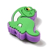 Cartoon Dinosaur Food Grade Eco-Friendly Silicone Focal Beads SIL-Q022-05B-2