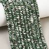 Natural Green Spot Jasper Beads Strands GG-CBAE4D4-A05-01-1