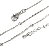 Brass Satellite Chains Necklaces for Women NJEW-D302-33P-5
