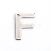 Tarnish Resistant 304 Stainless Steel Letter Charms STAS-O072-F-1