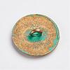 Tibetan Style Alloy Shank Buttons PALLOY-F187-60ABG-2