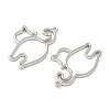 Alloy Open Back Bezel Pendants FIND-L025-02P-2