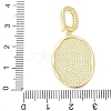 Brass Enamel Pendants KK-F886-02G-02-3