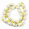 Handmade Lampwork Beads Strands LAMP-N021-43J-2