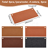 4Pcs 4 Colors Felt Purse Organizer Insert AJEW-WR0001-51-2