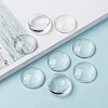 Transparent Glass Cabochons GGLA-R026-30mm-8