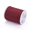 Round Waxed Polyester Cord YC-G006-01-1.0mm-09-3