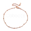 Brass Satellite Chains  Bracelets for Women BJEW-G735-19RG-4