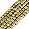 Electroplate Non-magnetic Synthetic Hematite Beads Strands G-S352-78-1