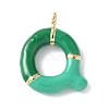 Brass Enamel Pendants KK-E093-03G-Q-02-1