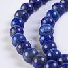 Natural Lapis Lazuli Beads Strands G-K254-01-6mm-5