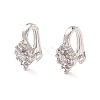 Brass Micro Pave Cubic Zirconia Pinch Bails KK-K266-02P-2