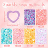 125G 5 Colors Plastic Sequins Beads PVC-TA0001-05B-3