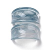 Imitation Lampwork Style Acrylic Beads OACR-B002-07-5