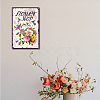 Vintage Metal Tin Sign AJEW-WH0157-081-5