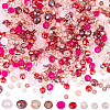 Electroplate & Baking Paint Imitation Jade Glass Beads EGLA-SC0001-27A-1