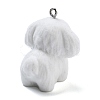 Flocky Resin Pendants RESI-Q002-06B-2